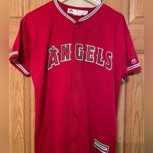 Mike Trout Angels Baseball Jersey. Authentic. Size XL youth. Like New.